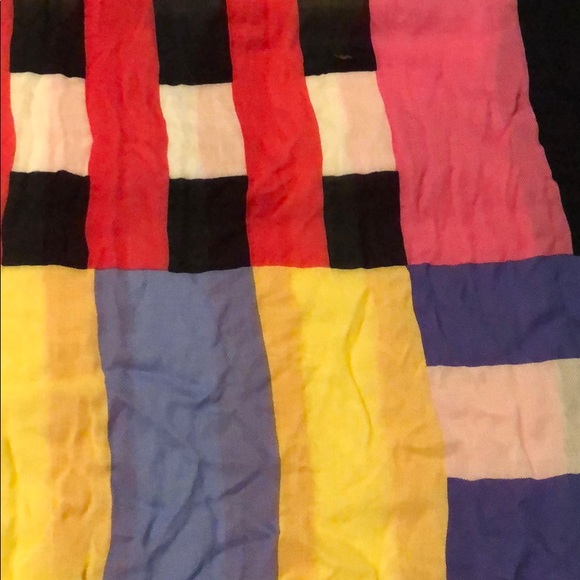 NWT Kate Spade Color Block Scarf - Picture 2 of 6